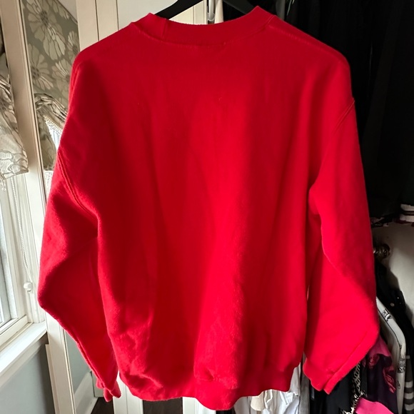 Nelk Boys Red Crewneck Sweatshirt - Picture 3 of 4